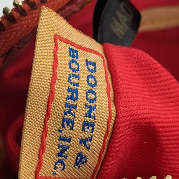 EUC Dooney & BourkeDarcy Orange Patent Leather Satchel - Picture 5 of 16